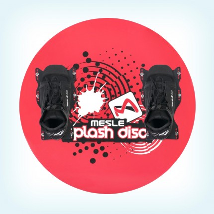Talerz Splash Disc 74 + wiązania B6 czerwony