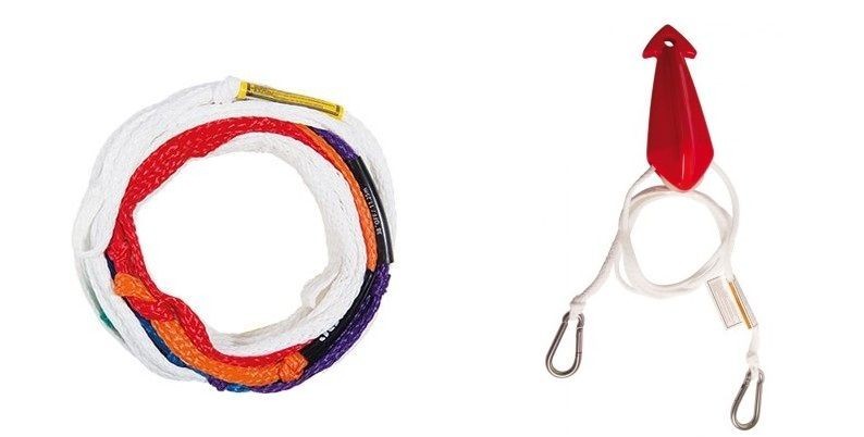 Ropes and handles of renowned brands, Mesle, Jobe