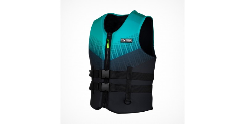 Men's safety vests help to stay on the water